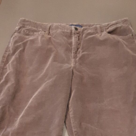 Bandolino Gray Corduroy Mandie Pants - Picture 3 of 12